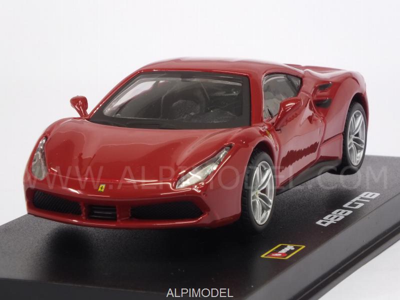 Ferrari 488 GTB 2015 (Red) by burago