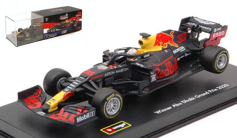 Red Bull RB16 #33 Winner GP Abu Dhabi 2020 Max Verstappen by burago