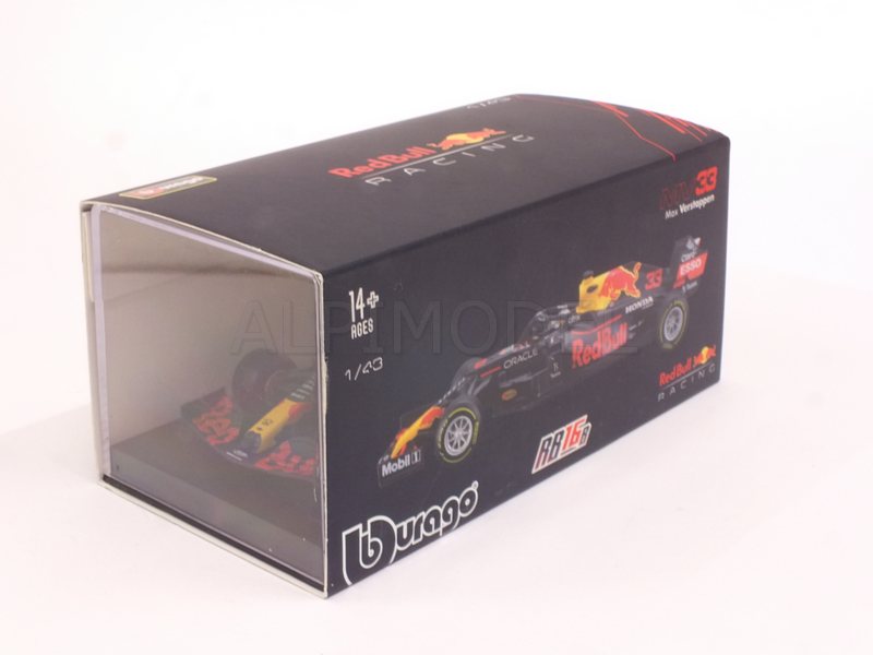 Red Bull RB16B #33 2021 Max Verstappen World Champion - Signature Series - bburago