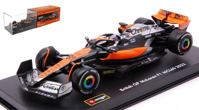 McLaren MCL60 #81 2023 Oscar Piastri - Signature Edition by burago