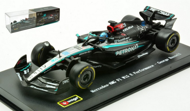 Mercedes W15 #63 2024 George Russell - Signature Edition by burago