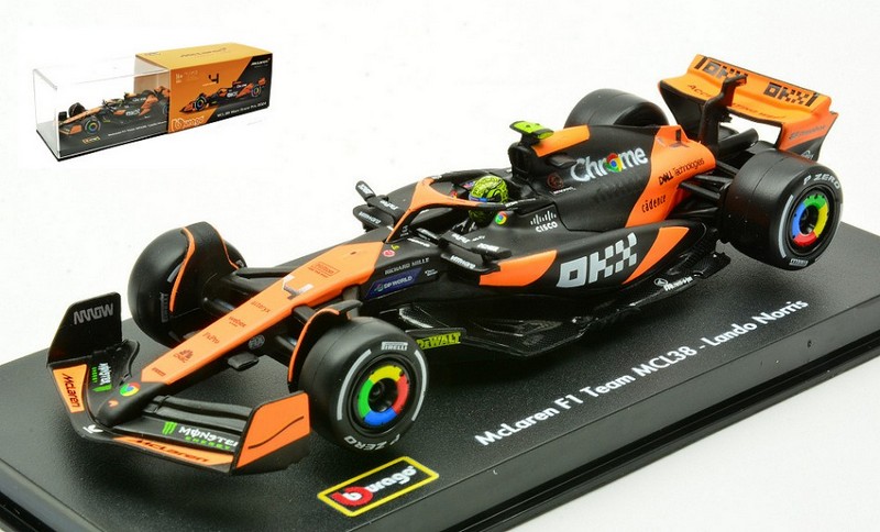 McLaren MCL38 #4 2024 Lando Norris - Signature Edition by burago