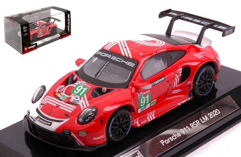 Porsche 911 RSR #91 Le Mans 2020 by burago