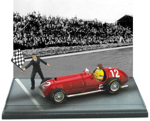 Ferrari 375 GP England 1951 1st Ferrari F1 victory - Froilein Gonzales (con personaggi/with figures) by brumm