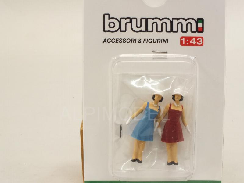 Spettatori/Spectators figurines (2x women/donne) - brumm