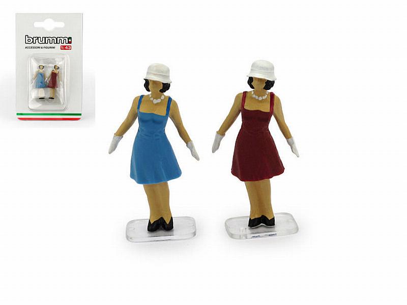 Spettatori/Spectators figurines (2x women/donne) by brumm