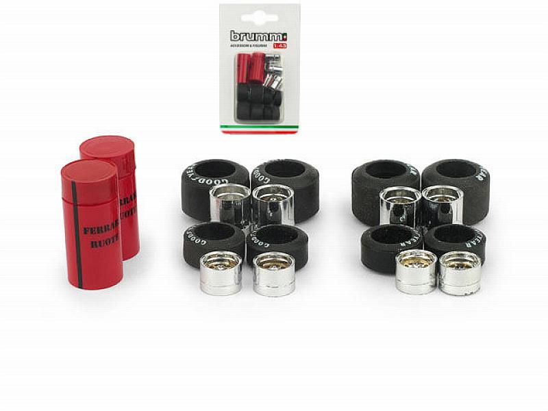 Accessory Set Kit / Kit Set Accessori (Tires +Rims +tanks / Gomme +Cerchioni +Fusti) by brumm