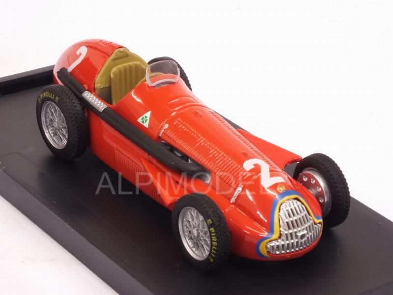 Alfa Romeo 158 Juan Manuel Fangio 1951 #2 Belgium Gp World Champion 1:43 Model 