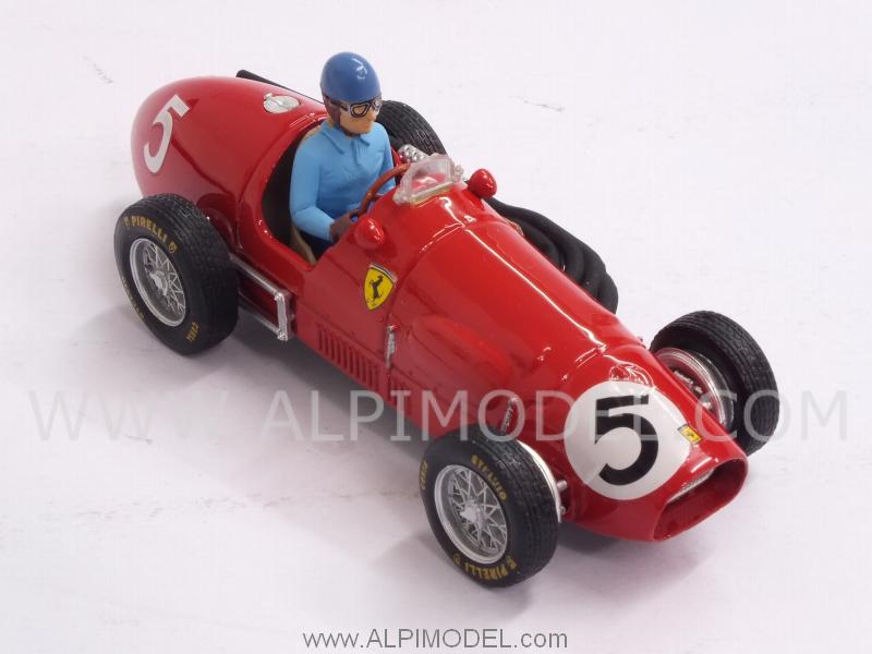 Ferrari 500 F2 #5 Winner British GP 1953 Alberto Ascari (with driver/con pilota) - brumm