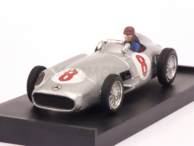 Mercedes W196 #8 Winner GP Netherlands 1955 J.M.Fangio (with driver/con pilota) by brumm