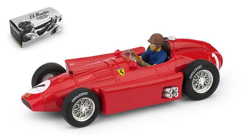 Ferrari D50 Winner British GP 1956 World Champion Juan Manuel Fangio (with driver/con pilota) by brumm
