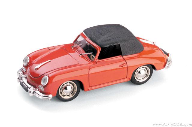 Porsche 356 Cabriolet closed 1952 (red) by brumm