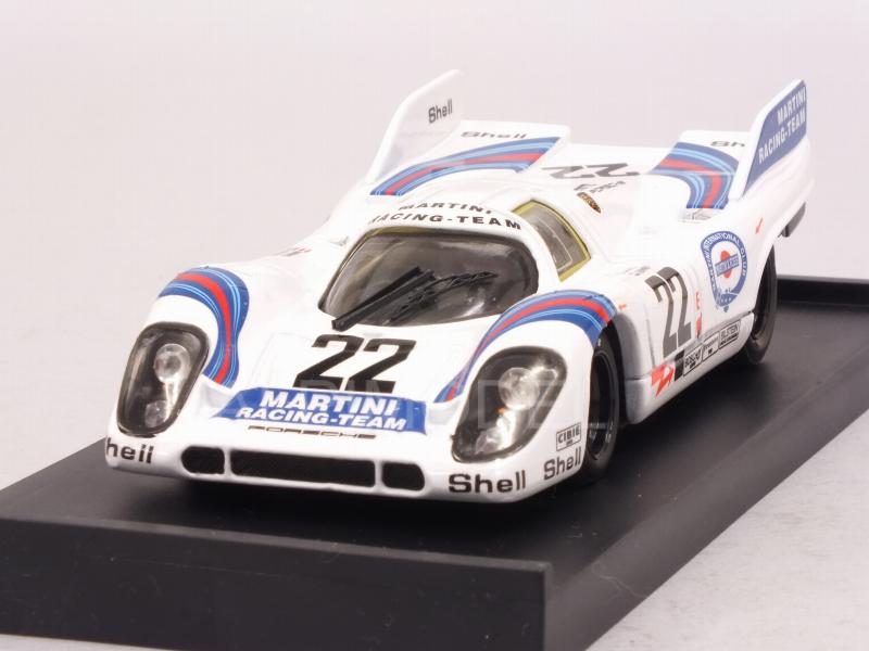 Porsche 917K Martini #22 Winner Le Mans 1971 Marko -Van Lennep (Update model) by brumm