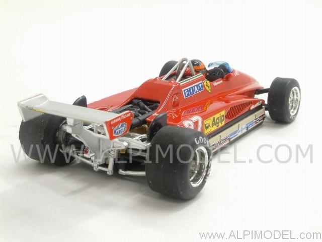 Ferrari 126 C2 GP San Marino 1982 Gilles Villeneuve 'Rosso 27' series - brumm