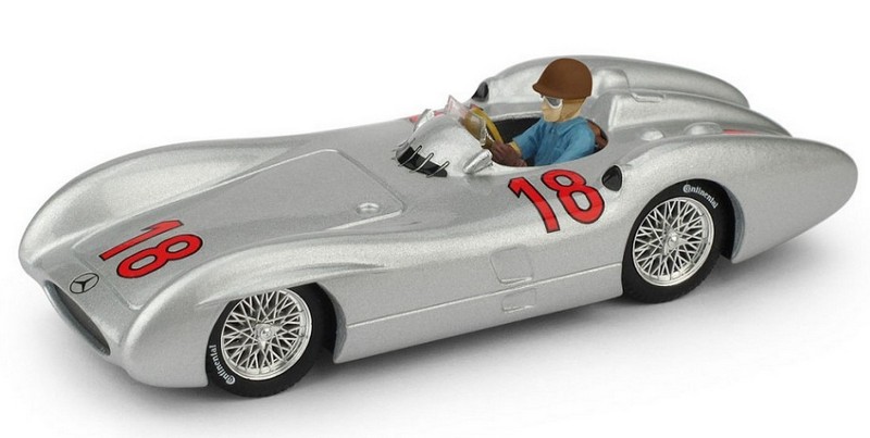 Mercedes W196C GP France 1954 Juan Manuel Fangio (with driver/con pilota) by brumm