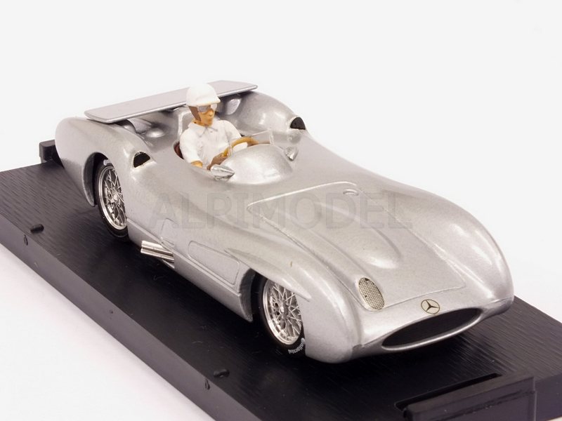 Mercedes W196C Monza Test Aerodynamic Brake 1955 Stirling Moss (with driver/con pilota) - brumm