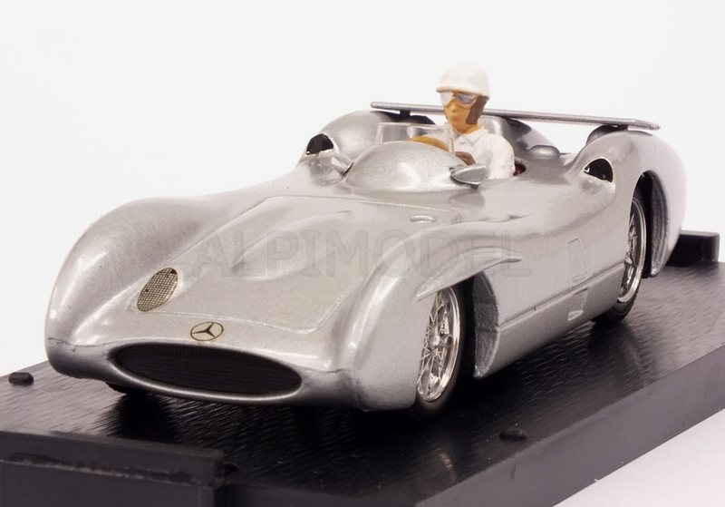 Mercedes W196C Monza Test Aerodynamic Brake 1955 Stirling Moss (with driver/con pilota) by brumm