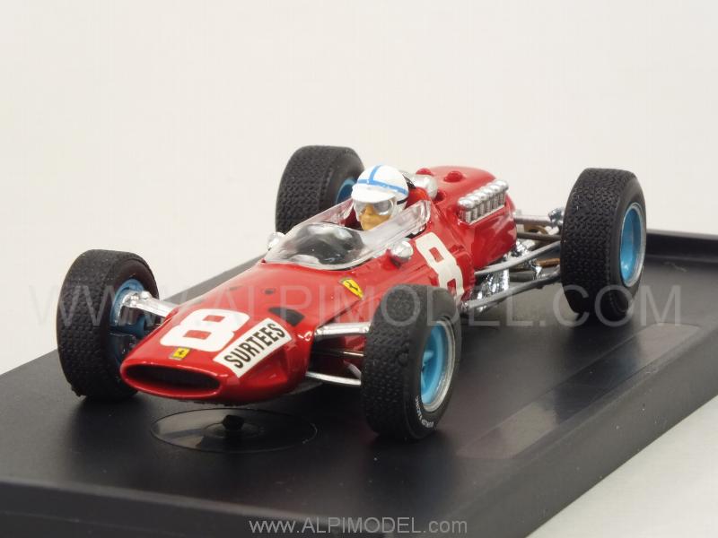 Ferrari 512 F1 diecast model race car John Surtees Italy GP 1965 1:43 BRUMM R298 