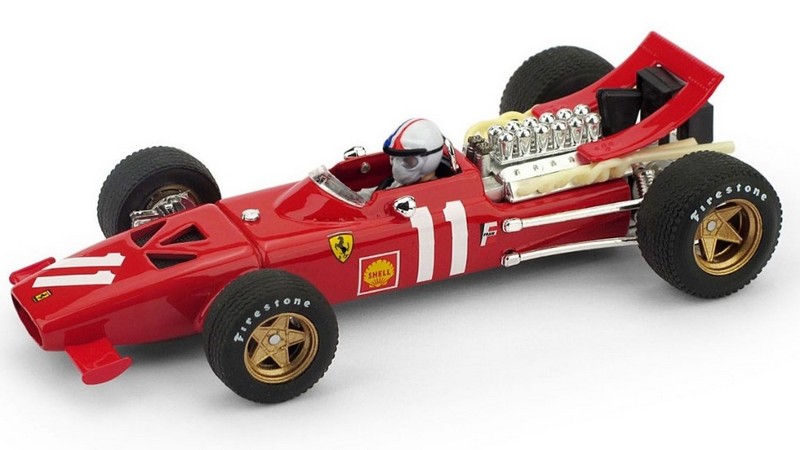 Ferrari 312 F1 GP Montecarlo 1969 Chris Amon (with driver/con pilota) by brumm