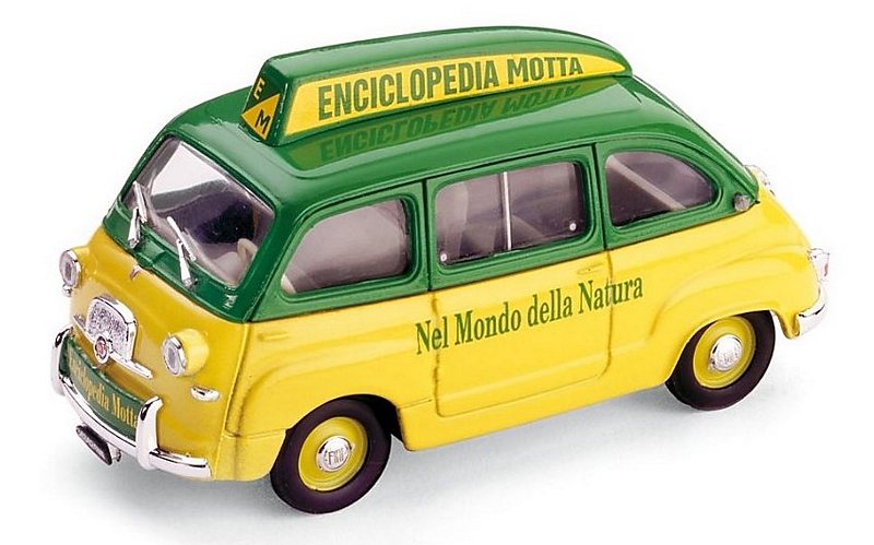 Fiat 600 Multipla Enciclopedia Motta (Milano) 1956 by brumm