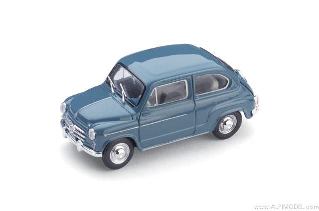 Fiat 600D Berlina 1960 (blue) by brumm