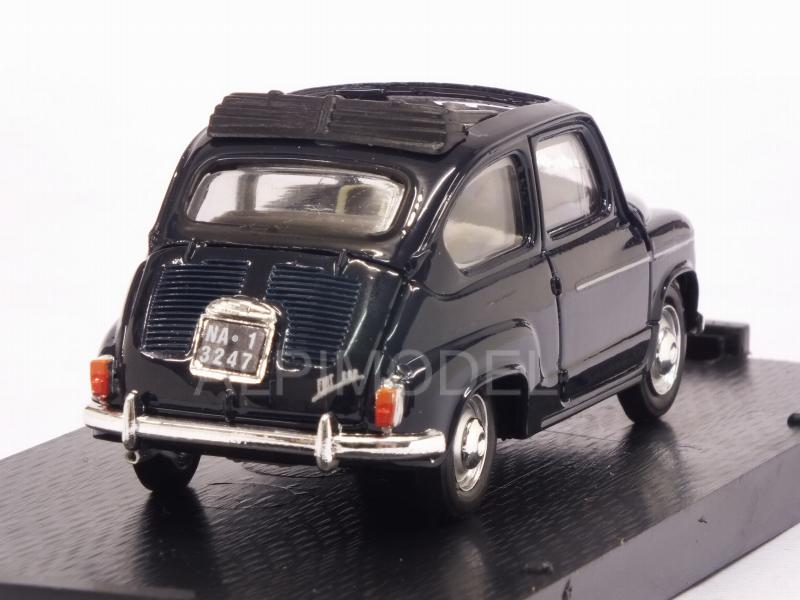 Fiat 600D Trasformabile open 1960 (Blu Scutro) - brumm