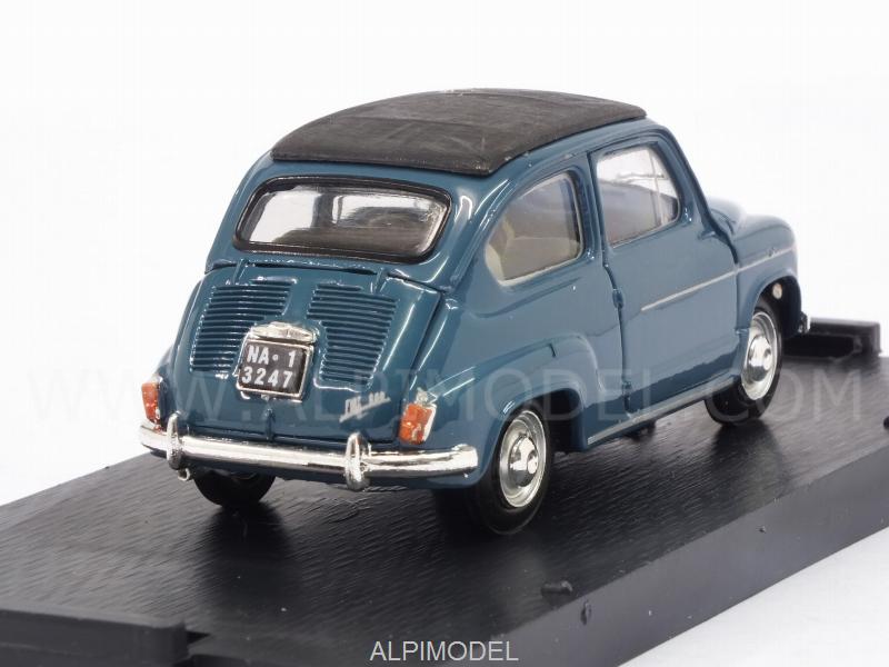 Fiat 600D Trasformabile closed 1960 (blue) - brumm