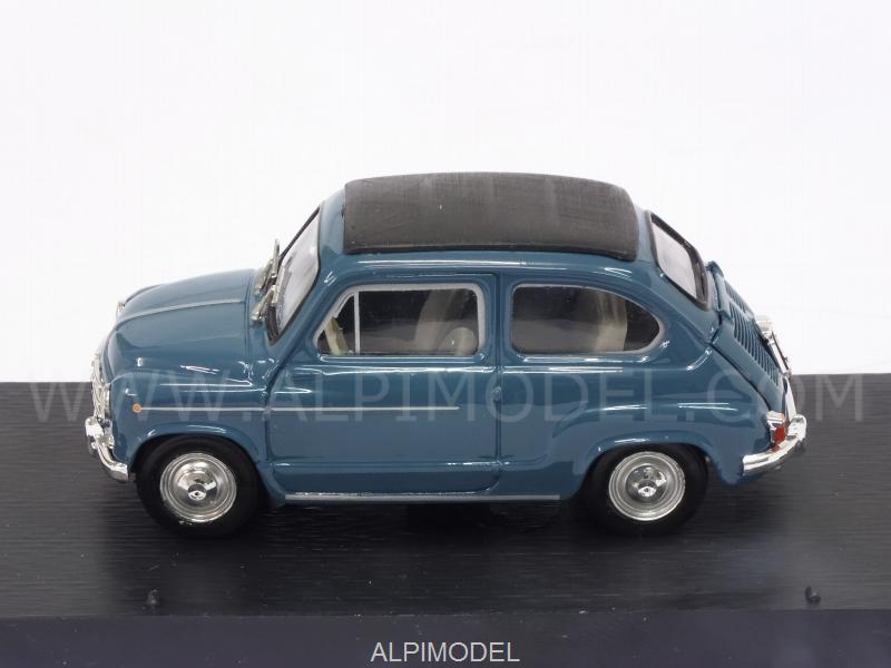 Fiat 600D Trasformabile closed 1960 (blue) - brumm