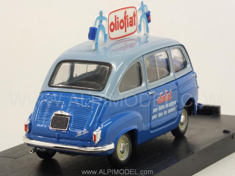 Fiat 600 Multipla Veicolo Commerciale 1956 Olio Fiat - Serie Carosello - brumm