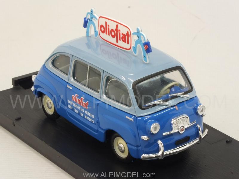 Fiat 600 Multipla Veicolo Commerciale 1956 Olio Fiat - Serie Carosello - brumm