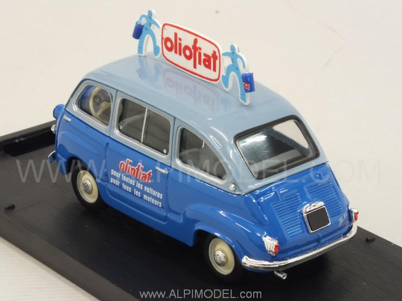 Fiat 600 Multipla Veicolo Commerciale 1956 Olio Fiat - Serie Carosello - brumm