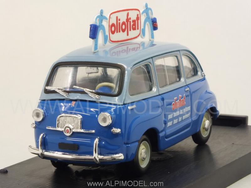 Fiat 600 Multipla Veicolo Commerciale 1956 Olio Fiat - Serie Carosello by brumm