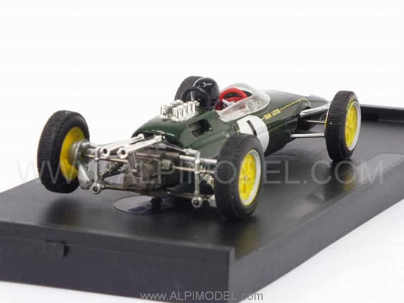 Lotus 25 #1 Winner GP Belgium Spa 1963 World Champion Jim Clark (with driver) - brumm