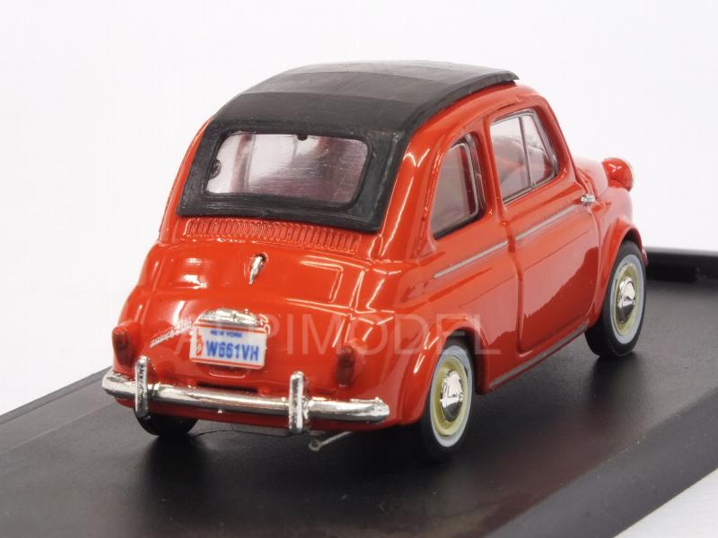Fiat Nuova 500 America closed 1958 (Red) - brumm