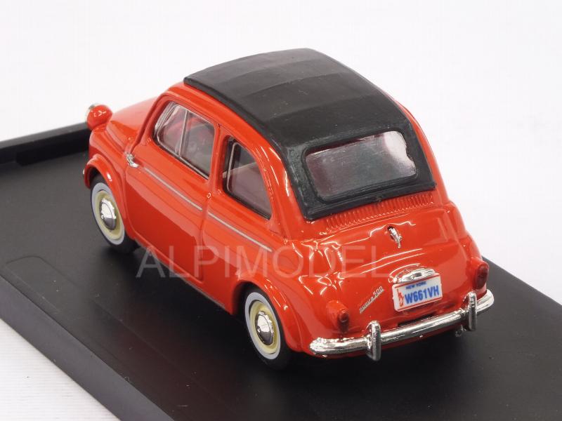 Fiat Nuova 500 America closed 1958 (Red) - brumm
