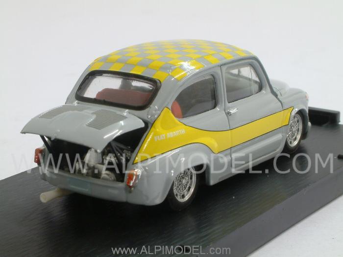 Fiat Abarth 1000 Berlina Corsa Gr.5 4 ore Monza 1968 yellow livery - brumm