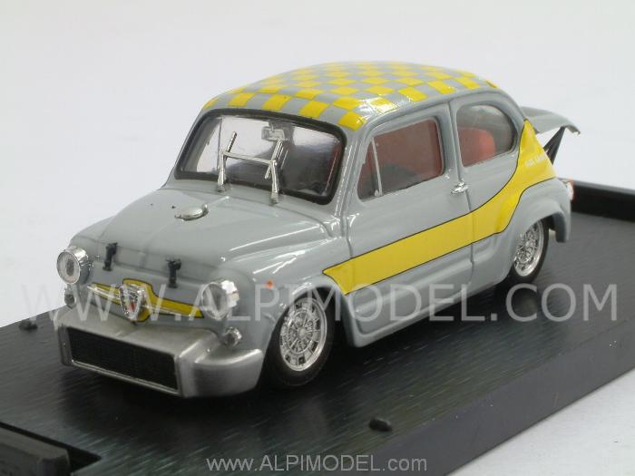 Fiat Abarth 1000 Berlina Corsa Gr.5 4 ore Monza 1968 yellow livery by brumm