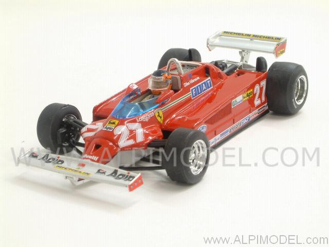 Ferrari 126 CK Turbo GP Italy  1981 Gilles Villeneuve 'Rosso 27' series by brumm