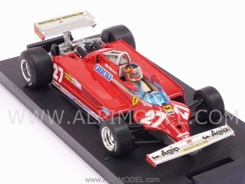 Ferrari 126 CK Turbo GP Italia 1981 #27 - Gilles Villeneuve (con pilota/with driver) - brumm