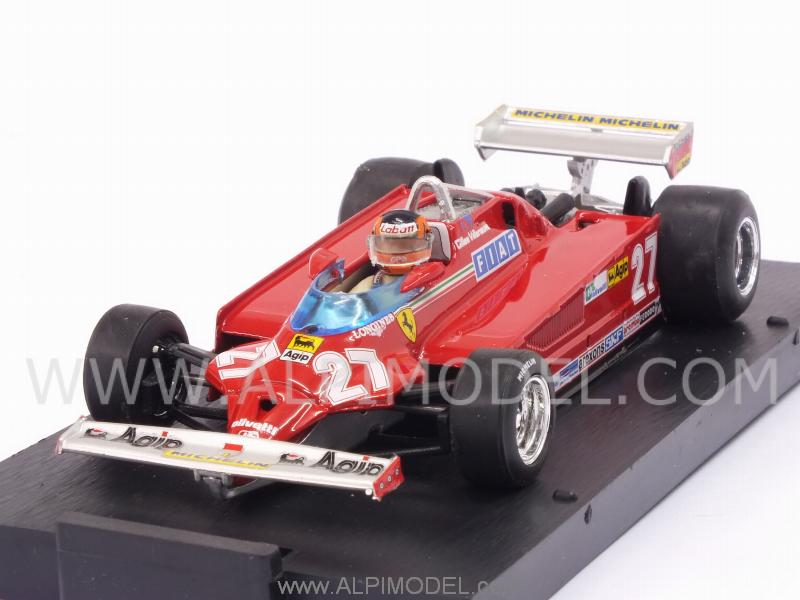 Ferrari 126 CK Turbo GP Italia 1981 #27 - Gilles Villeneuve (con pilota/with driver) by brumm