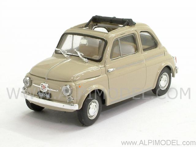 Fiat Nuova 500D Aperta 1960 (Beige) by brumm