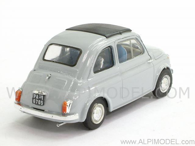 Fiat Nuova 500D Chiusa 1960 (Grigio Cenere) - brumm
