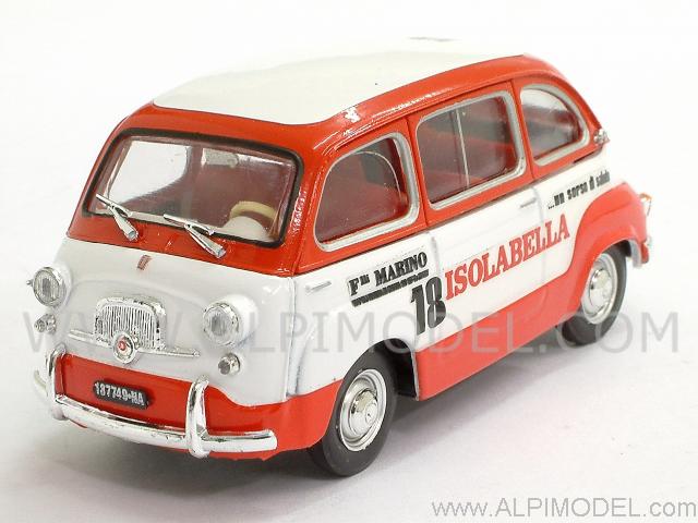 Fiat 600D Multipla 1960 'Amaro 18 Isolabella' by brumm