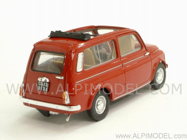 Fiat 500 Giardiniera aperta 1960 (Rosso) - brumm