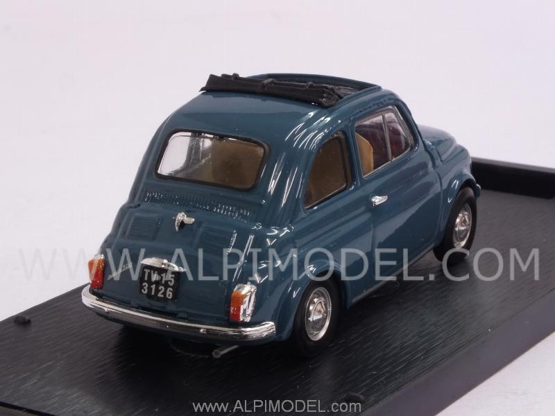 Fiat 500F 1965-1972 aperta (Blu Medio) - brumm