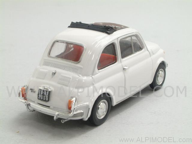 Fiat 500L 1968-72 aperta (Bianco Aurora) - brumm