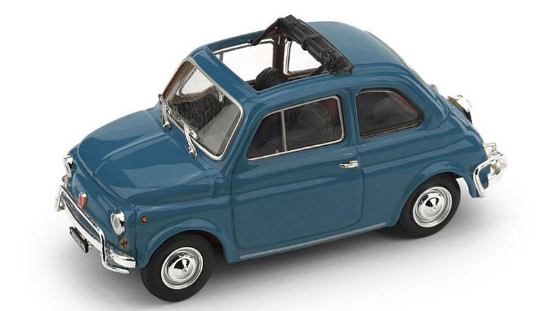 Fiat 500L 1968-72 aperta (Blu Turchese) by brumm