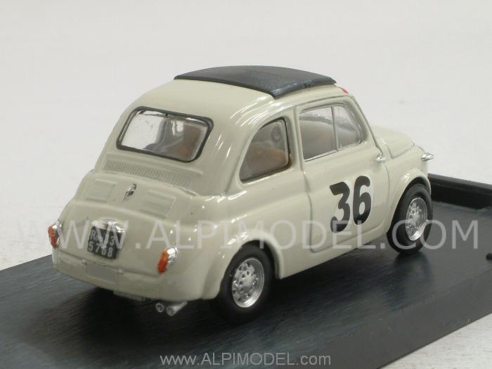 Fiat Nuova 500 #36 preparata Gigetto  Giraldi - Premio Campagnano Vallelunga 1965 Ignazio Giunti - brumm