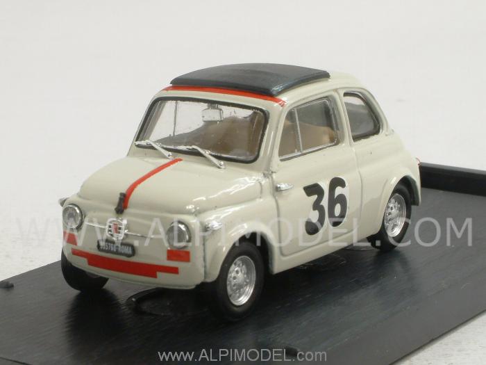 Fiat Nuova 500 #36 preparata Gigetto  Giraldi - Premio Campagnano Vallelunga 1965 Ignazio Giunti by brumm