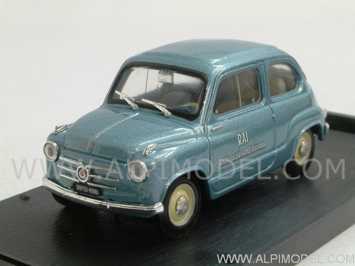 Fiat 600 1a Serie veicolo servizio RAI Radiotelevisione Italiana 1960 by brumm